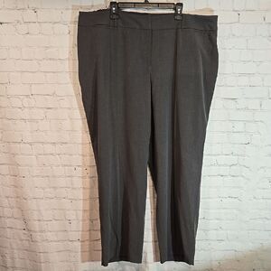 Zac & Rachel Women's Plus Size 24W Grey Dress Pants NWT